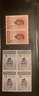 India Stamps 10 Rupees Gandhi Pair Set 1948