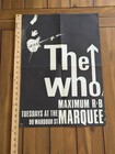 Vintage The Who Maximum R b Marquee Concert Poster 90 Wardour St