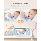 Boifun Video Baby Monitor With Camera And Audio no Wifi 5  Auto Night Vision