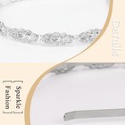 Bride Headpiece - Rhinestone Crystal Wedding Headband For Women  Diamond Headpie