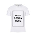 Custom Bulk Personalized White T Shirt  Print Your Logo Photo Text - Dtg