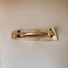 Anne Harvey Sterling Silver Mexico Cat Hair Clip Barette Kitty France Vtg Rare