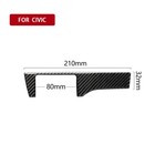 For Honda Civic 2016-2019 Real Carbon Fiber Headlight Switch Control Frame Trim