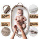Baby Changing Basket - Moses Basket Changing Table Topper And Thick Foam Pad