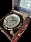 Hamilton Ship Marine Chronometer Model 21 Fusse Detent Movt  Wwii Us Duty Free