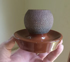 Lovatt Langley Mill England Signed Red Stoneware Antique Match Holder Striker