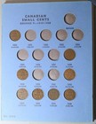 1920 1966 Canada Cent Partial Set Whitman Album 40 Coins George V Vi Elizabeth