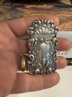 Antique Ornate Art Nouveau Sterling Silver Match Safe Vesta Case