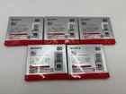 Sony Mdw80t Minidisc 80min 5-pack New Sealed Blank Recording Media Japan