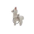 Llama Squeeze Keychain Cute Alpaca Car Key Ring Chain Toy Keyring Bag Charm