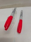 Sanford Sharpie Permanent Marker Pens Lot Of 2 Red Fine Point Vintage Nos Vtg