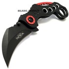 8  Tactical Spring Assisted Open Karambit Pocket Knife Folding Claw Combat Edc