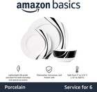 18 Pieces Dinnerware Sets Dishes Plates And Bowls Service For 6 Dinner Service