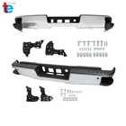 Chrome Rear Bumper Assembly For 2014-2018 Chevy Silverado gmc Sierra 1500 Steel