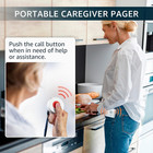Caregiver Pager Wireless Call Buttons For Elderly Monitoring Sos Alert System Po
