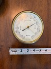 Vintage Bulova Aneroid Barometer Brass Case  Made In Germany