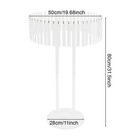 2 Pcs Clear Acrylic Wedding Flower Stand Set For Event Decor
