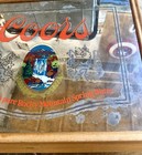 Vintage 1983 Coors Mirror Light Up Sign Wood Frame Made In Usa 25   x20    Works