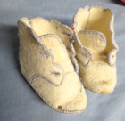 6 Pair Antique Vintage Doll Or Baby Shoes Good Con   4 -5 