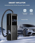 150psi Tire Inflator Portable Air Compressor Intelligent Cordless Car Air Pump