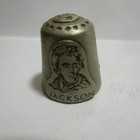 Pewter Thimble - Jackson - The Hermitage Souvenir - Evc