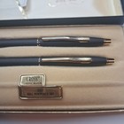 Cross Classic Matte Black 2501 Pen Pencil Set Ensemble With Paperwork   Box Vtg