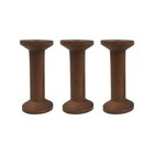 4 Pieces Wooden Empty Spools Vintage Wooden Spools Retro Wooden Thread Spools   