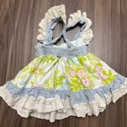 Sweethoney Baby 12m Floral Ruffle Cover With Lace Trim