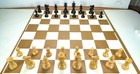 1940s France Hand Carved Wooden Chess Men Chessmen Missing 1 Black Rook  31pcs 