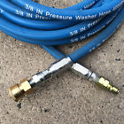 25ft 3 8  4000psi Blue Non-marking Pressure Washer Hose W  Qc Fittings  new 