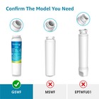 Waterdrop Gswf Refrigerator Water Filter  Replacement For Ge   Gswf   Kenmore 