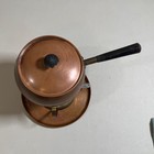 Vintage Mid Century Copper Fondue Set