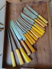 Lot Of 16 Vintage Antique Butterscotch Bakelite Set Rare Material Big Set