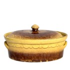 Antique Cookware Display French Terrine   Lid    Vendeuvre Tv Augratin Dish