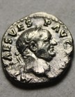 Rare Genuine Ancient Roman Silver Coin Denarius Vespasian 71ad Ad Vesta Simpulum
