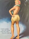 Marilyn Monroe Calendar 1951 Earl Moran Tahitian Maidens Litho Rare B b Promo