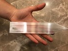 Large Chakra Stones Set  7 Rough Crystals    1  Selenite Point  charged Rocks 