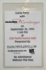 Vintage Backstage Pass   1993 - Hank Flamingo - Nashville