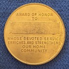 Vintage Award Of Honor Medal Tzedakah Federation Of Jewish Philanthropies Hebrew