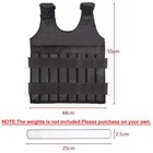 Exercise Weighted Vest Fitness Training Workout Sport 110lbs Weighted Adjustable