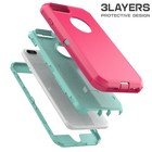 Pink For Apple Iphone 6 6s 7 8 Plus Hard Case Shockproof Cover Screen Protector