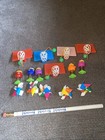 15- Vintage Pencil Toppers 1980s Gumball Machine Toys