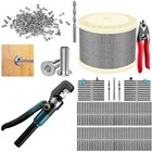 Cable Railing Kit 1 8 Stainless Steel Wire Rope Aircraft Deck Railing Hardware