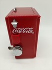 1995 Vintage Coca Cola Toothpick Holder Dispenser Red white Vending Machine