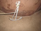Antique Iron Ship Boat Yacht Kedge Anchor Nautical From Long Island W rope 8lb