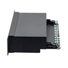 10 Inch Wide 12-port Cat5e Stp Patch Panel  1u  Black