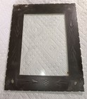 Genuine Vintage Venetian Style Etched Mirrored Glass Frame 