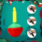 5ft Christmas Inflatable Bubble Light Outdoor Decorations Backyard Inflatable   