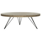 Safavieh Mansel Retro Mid-century Round Coffee Table   Light Oak  