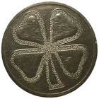 Four Leaf Cover Good Luck Lucky Coin Token